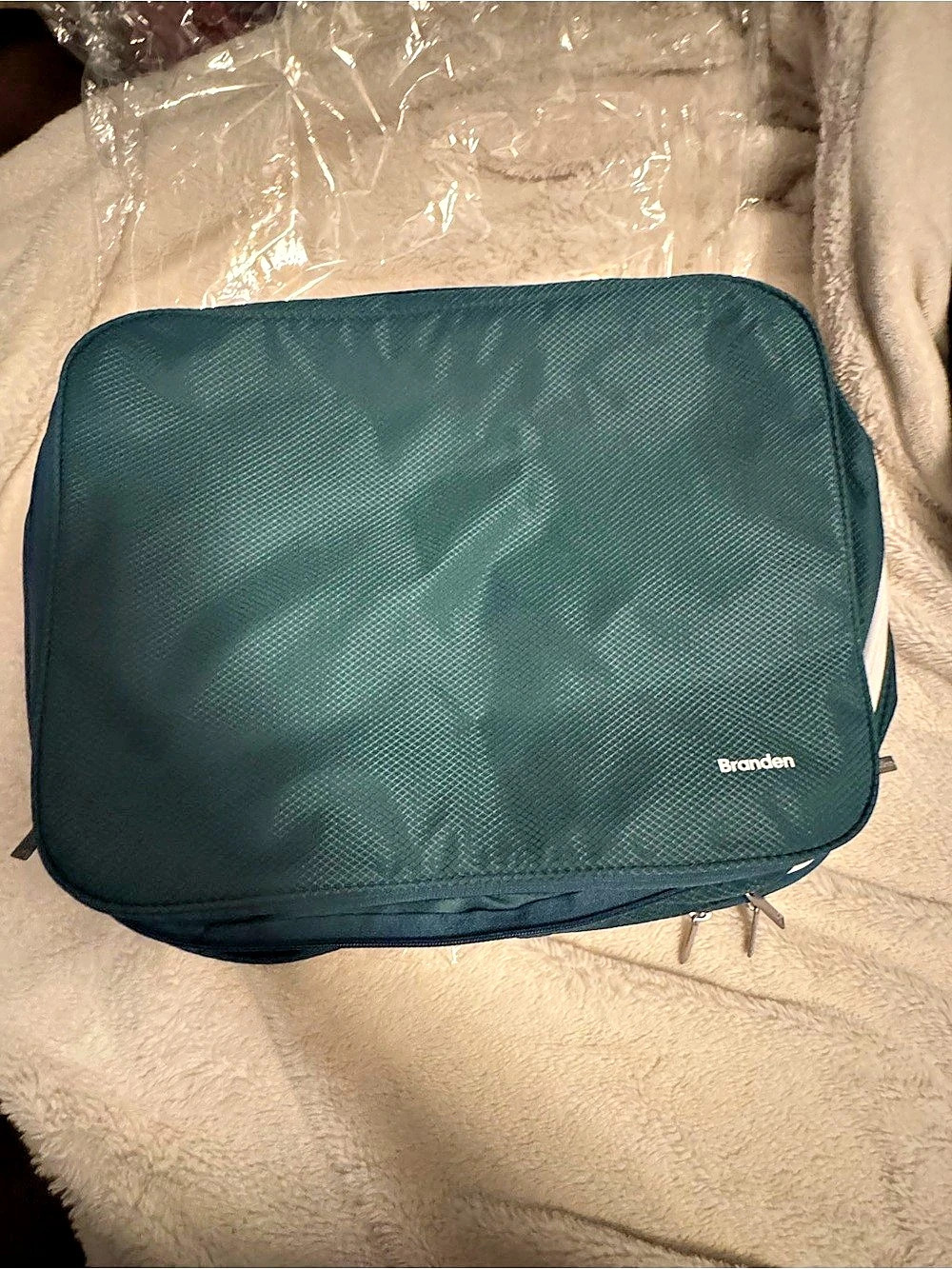 Branden Compression Packing Cube Travel Organizer Green & White